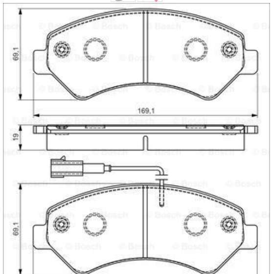 Peugeot Boxer 2021- Ön Fren Balatası