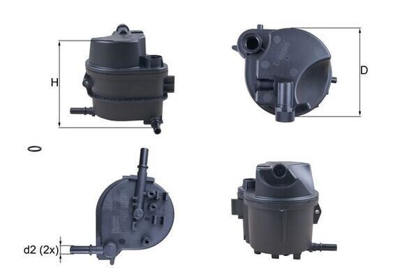 Mazot Filtresi 01-206-307 1.4Hdi (Isıtıcı Gırıslı)