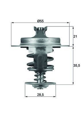 Termostat 83°C Prt-Brl-Expr-Jmpy-Scd-Bxr-Dct-Jmp 1.9D-TD 2.0Hdi-JTD