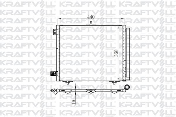 Klima Radyatörü C2 C3 C3 II C3 Plurıel C3 III Ds3 P208 P207 P1007 P2008 Ölçü: (420×374×16) Radyatörü Marka