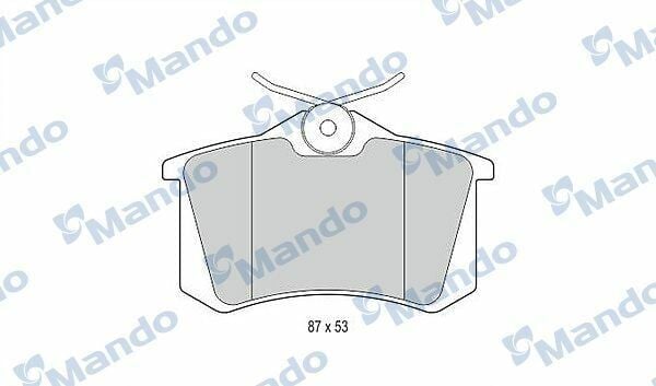Fren Balata Arka 03-Mgn.II-Mds-Clo.III-Golf.3.4.5-C2-C3-C4-307 17mm