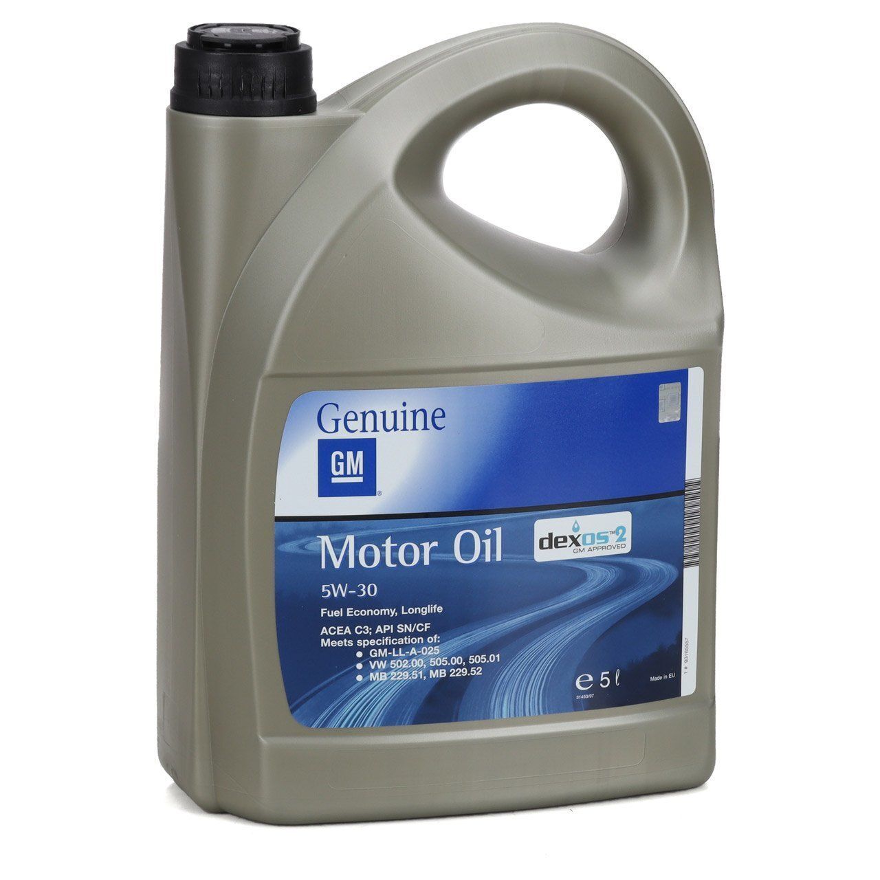 5W30 DEXOS 2 Onaylı 5 LT Motor Yağı Partiküllü Alman Dolumu
