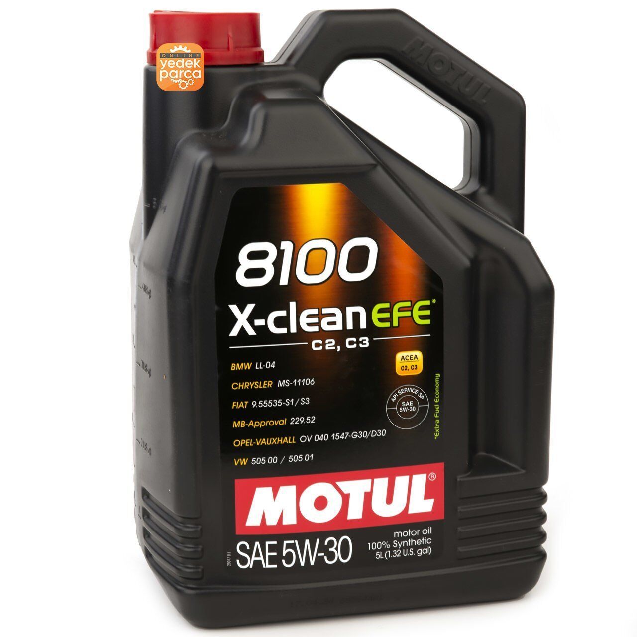 8100 X-Clean EFE 5W30 Partiküllü Motor Yağı 5LT 2024 Üretim