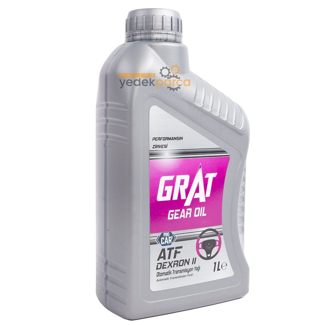 ATF II Direksiyon Yağı 1 Litre Kırmızı Renk