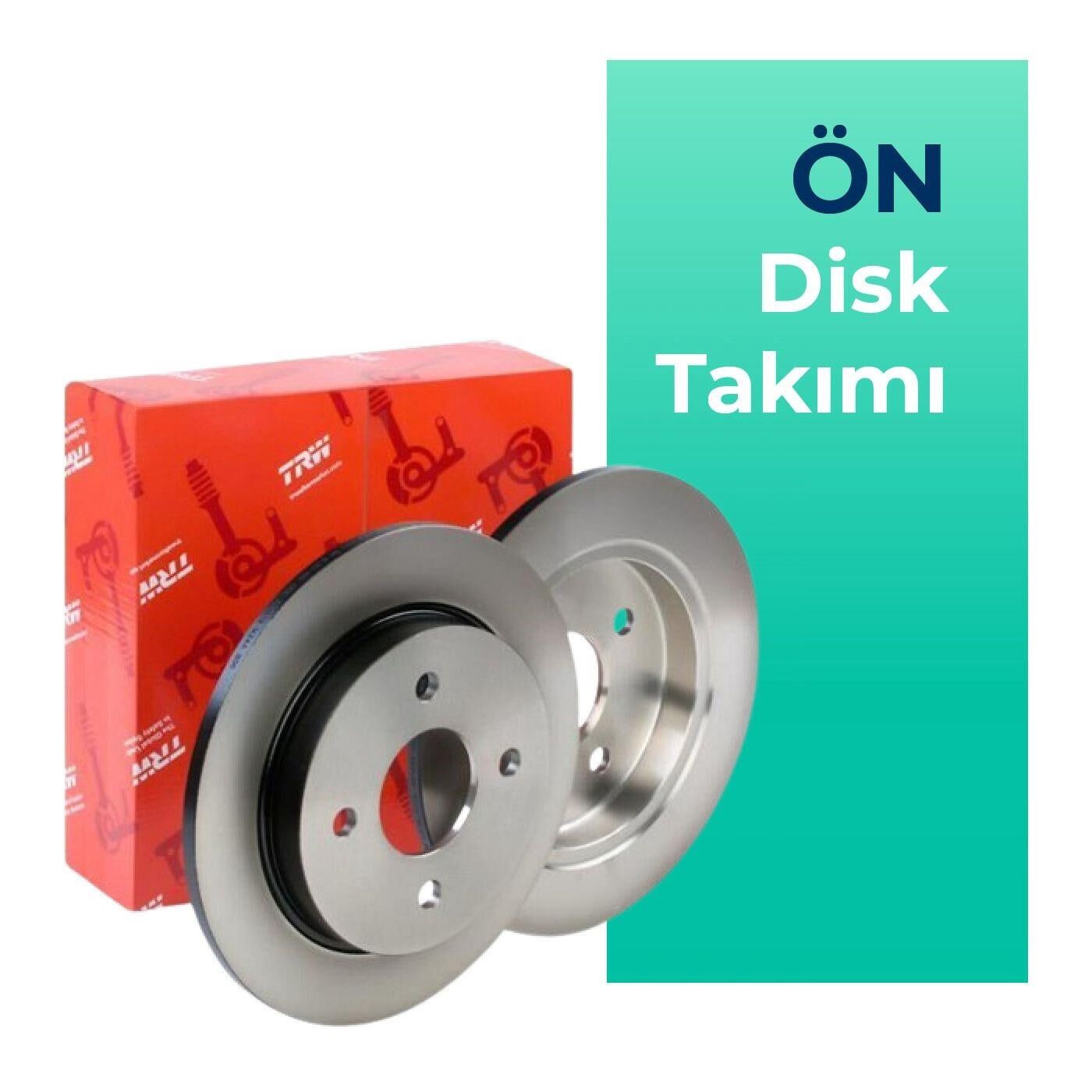 TRW Peugeot 206 Ön Fren Disk Takımı (1998-2012)