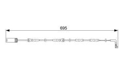 Fren Balata Kablosu On 05-1.S-E81-E87-F20-3S-E90-E91-E92-E93