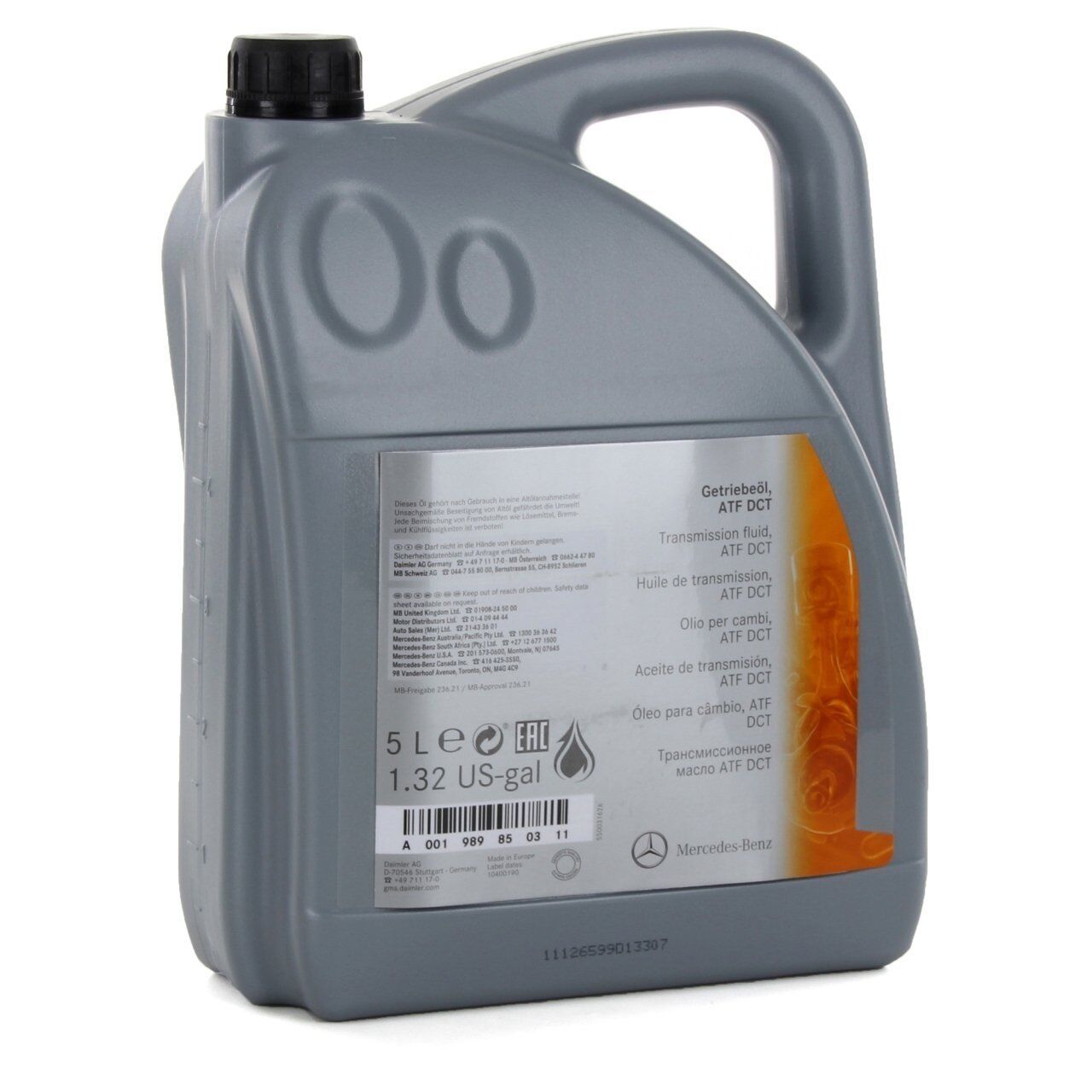 DCT Otomatik Şanzıman Yağı 5 Litre Orijinal (0019898503)