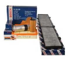 Bmw E90 320d N47 Motor 184 HP Periyodik Bakım Filtre Seti Bosch Marka Yağsız