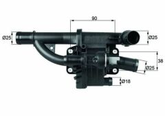 Termostat 83°C 08-Peugeot-Citroen-Ford-Mazda-Volvo 1.6Hdi Euro4