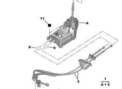 Peugeot 207 2006-2012 1.4 Benzinli Vites Kumanda Kutusu Orijinal