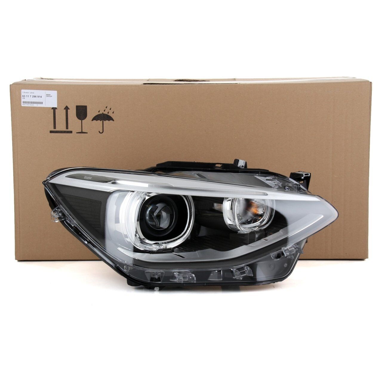 1 Serisi F20 Kasa Bi-Xenon Sağ Far Komple Orijinal (63117296914)
