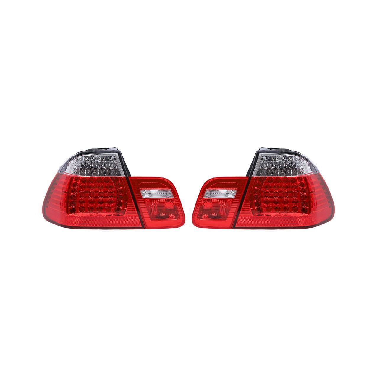 Bmw E46 Sedan Ledli Stop Takımı - Beyaz Sinyalli ( 2002-05 ) | Eagle Eyes