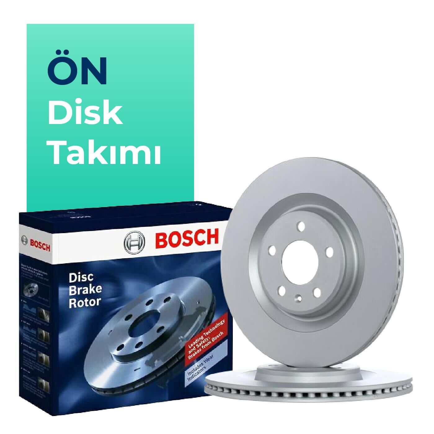 BOSCH Peugeot 208 Ön Fren Disk Takımı (2019-2024)