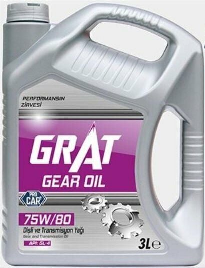Şanzıman ve Direksiyon Yağı 75w80 3 LT Kırmızı Renk ATF 3