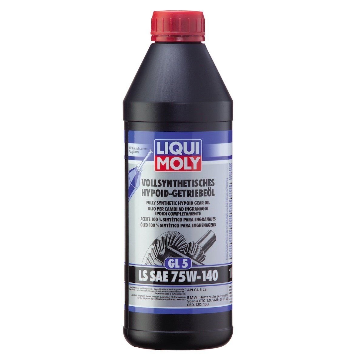 Tam Sentetik GL5 75W-140 Dişli Şanzıman Yağı 1 Litre (4421)