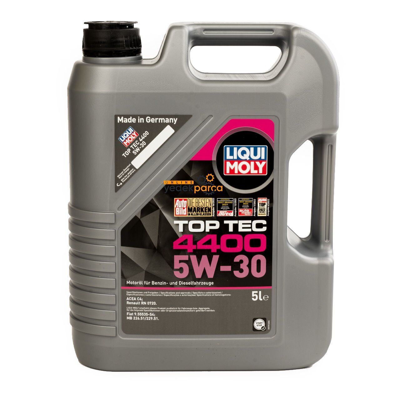 Top Tec 4400 5W-30 Renault RN 0720 Onaylı Motor Yağı 5 Litre (2322)