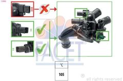Termostat Gövdesi Komple 208 308 207 C3 III Ds3 Ep3c 3008 Partner Tepe 207 508 308 5008 C4 C4 II Ds