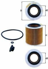 Yağ Filtresi 12-1-Seri (F20-F21) 3-Seri (F30-F31-F34-F35)