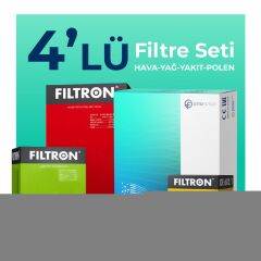 Filtron Ford Fiesta 1.4 Dizel Filtre Bakım Seti (2010-2013) 4 Lü