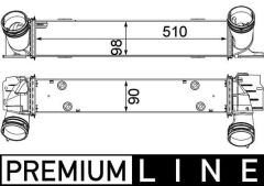 Turbo Radyatörü BMW N47 M47 N2 E81 E87 E90 E84 Premıum Line