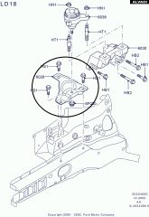 Focus 1998-2005 1.6 Benzinli Zetec Motor Takoz Bağlantı Braketi