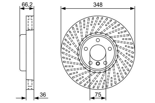 Disk Ön Sol (Ad) 10-5-Seri (F07-F10-F11) 7-Seri (F01-F02-F03-F04) Kaplamalı