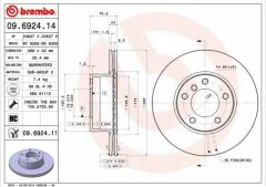 Fren Diski Ön Havalı 296 mm (BMW 5 Serıe E39 520-523-525-528-530-535)