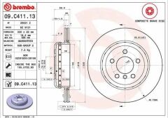 Fren Diski Arka BMW F10-F11 520 / 525 / 530 / D
