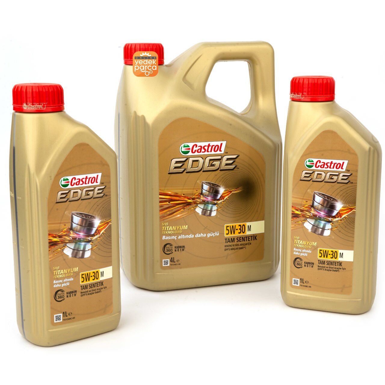 CASTROL EDGE 5W-30 M Serisi 6 Litre (BMW - Mercedes BENZ Onaylı) Üretim Yılı: 2023