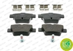 Arka Fren Balatası P307 C4 C4 Coupe P207 1.4 16V,1.6 16V,1.6 HDI 110 Fap,1.6 HDI 90 2.0 16V,2.0 HDI 135 Fap