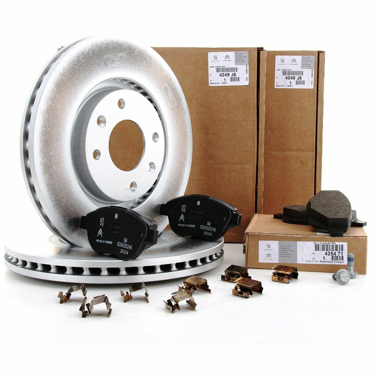 Peugeot 307 2001-2009 Ön Fren Disk Ve Balata Takımı Orijinal