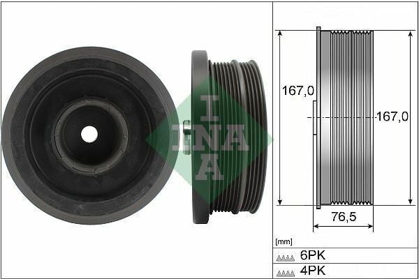 Krank Kasnağı BMW E81 E87 E46 E90 E91 E60 E61 E83 M47 N