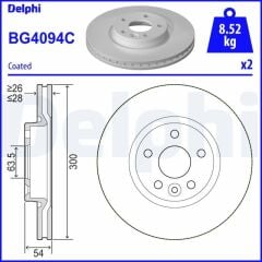 Ön Fren Aynası Dıskı Mondeo IV S Max Galaxy 1,6Tı / 1,6Tdcı / 1.8 TDCI / 2.0 / 2,0Tdcı / 2,2 TDCI / 2,3Tdcı / 2.5 07 / Freelander 2 06-14 Evoque 12-18 /-Volvo S60 II 10 /-S80 II V70 III Xc70 II 06 /-Hava Soğutmalı (Dıslı Q13,7mm)