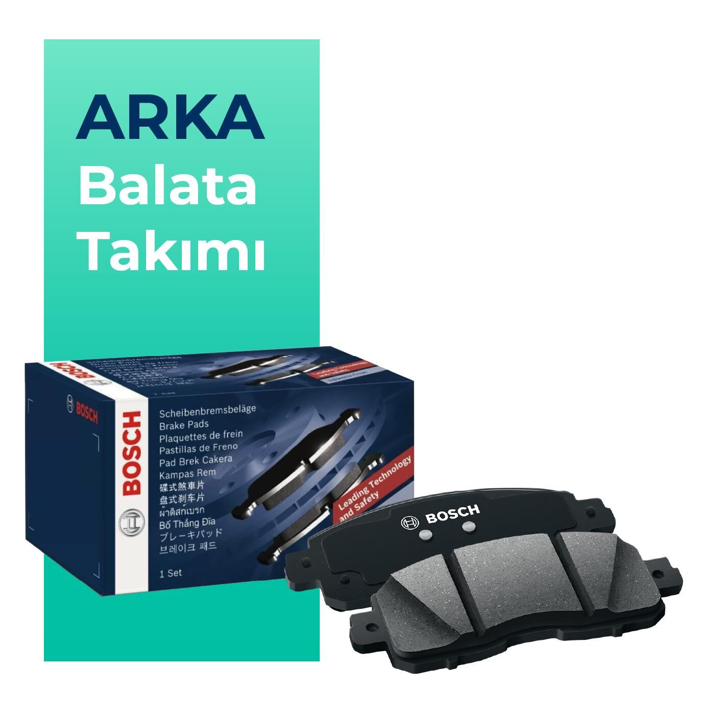 BOSCH Peugeot 2008 Arka Takım Balatası (2018-2022)