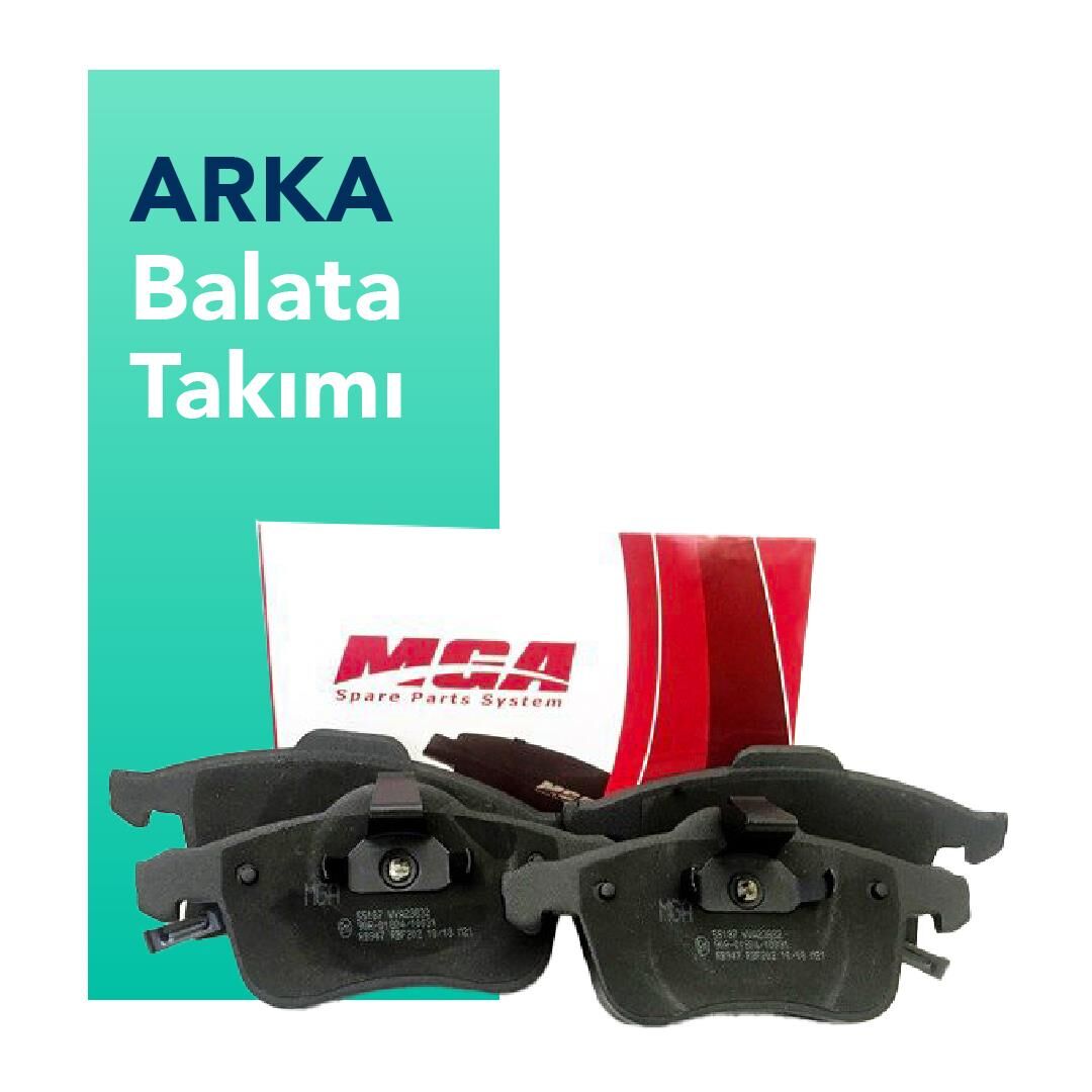 MGA Peugeot 308 Arka Fren Takım Balatası (2008-2014)