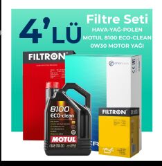 Filtron Land Rover Discovery 2.0 Dizel Filtre Bakım Seti Motul Motor Yağlı (2017-2022) 4 Lü
