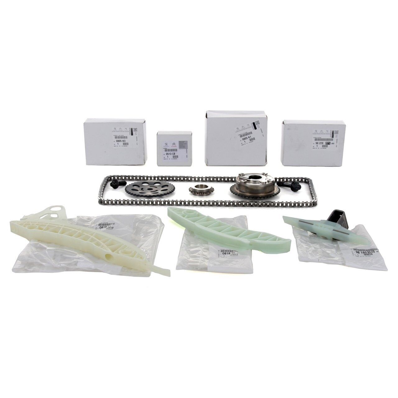 Peugeot Rcz 1.6 Benzinli Zincir Seti Komple Set 7 Parça Orijinal