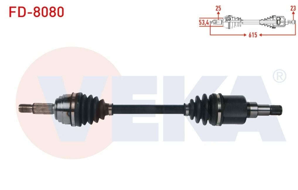 Ford Ranger 2010-2013 Arka Stop Sol Yan Sanayi