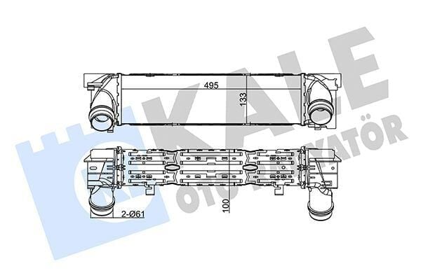 Turbo Radyatörü (Intercooler) 12-1-Seri (F20-F21) 3-Seri (F30-F31-F80)