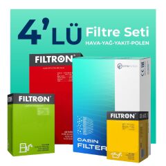 Filtron Mini Cooper 1.5 Dizel Filtre Bakım Seti (2014-2019) 4 Lü