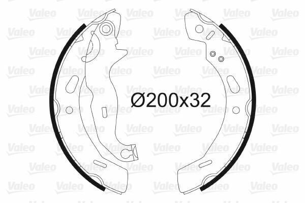 Arka Fren Balatası (Pabuç) Fiesta VI 08 /-Mazda II 07 -