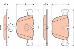 Fren Balata Arka 10-X5 (E70-F15-F85) X6 (E71-E72-F16-F86)