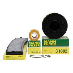 Bmw E46 Kasa 316i 2002-2006 Periyodik Bakım Filtre Seti Mann Marka