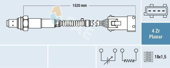 Lambda Sensörü 01-05 Pt.307-406-607 2.0 16V