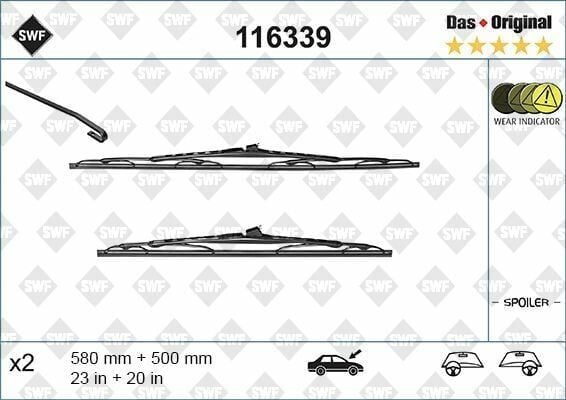 Silgi Süpürgesi Tk 58 + 50Cm BMW 3S-E46