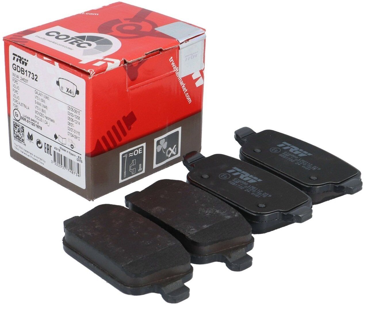 Ford Kuga 2008-2012 Arka Fren Balata Takımı Marka