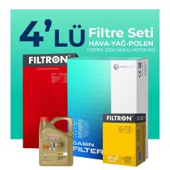 Filtron Mini Cooper Countryman 1.5 Dizel Filtre Bakım Seti Castrol Motor Yağlı (2017-2023) 4 Lü