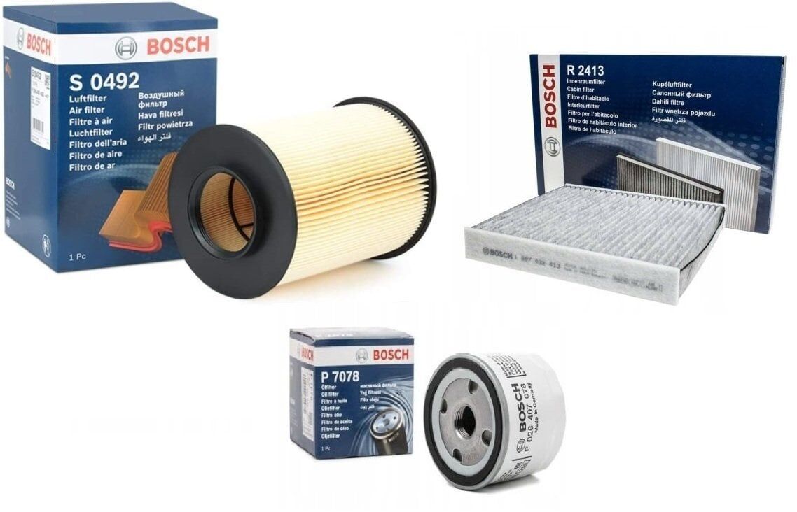 Ford Focus 2008-2011 1.6 Benzinli Periyodik Yağ Bakım Seti Bosch Marka