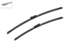 Silgi Süpürgesi Tk 65 + 57,5Cm 05-A-Seri (W169) B-Seri (W245) Aerotwın
