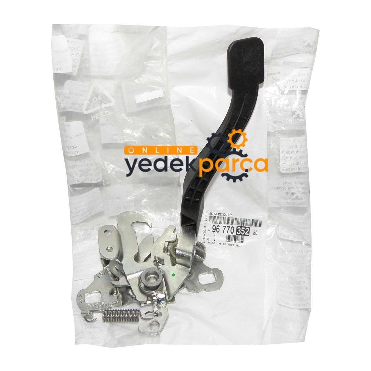 Peugeot 301 2012-2020 Motor Kaput Kilidi Orijinal